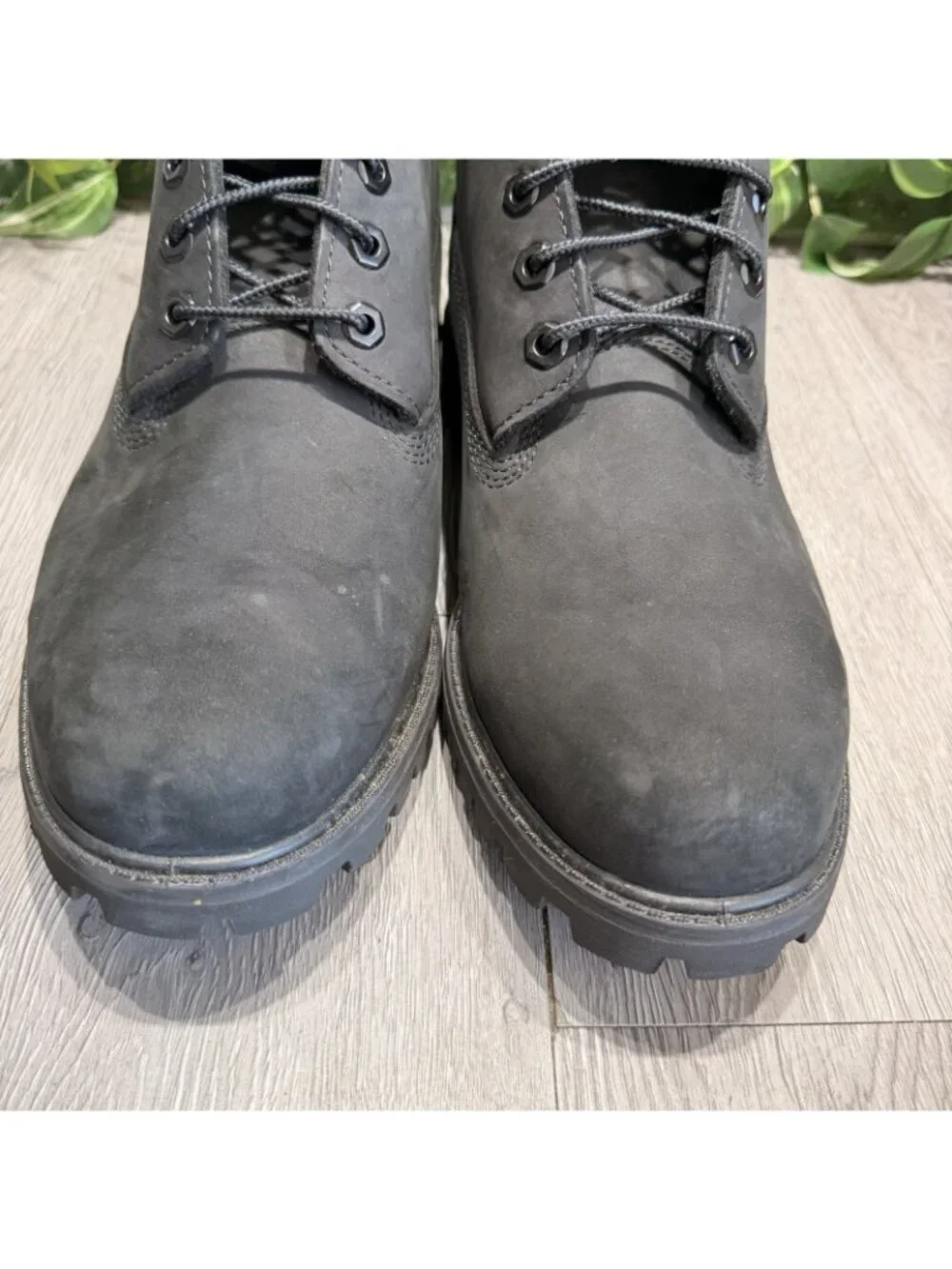 Timberland Premium 6-Inch Mens Size 11 M Waterproof Boot Black Nubuck 10073